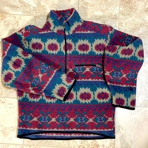 Vintage Northface 1/2 Zip pull over fleece